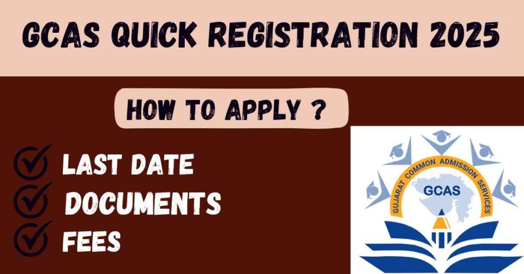 GCAS portal quick registration process